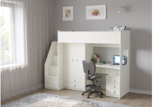 <span>Кровать чердак</span> Легенда A606.3 с тумбой <span>Кровать чердак</span> Легенда A606.3 с тумбой